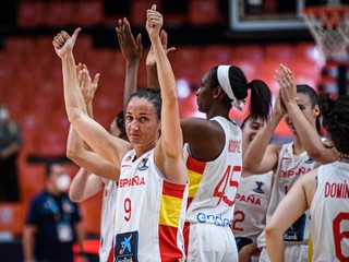 Hráčky Španielska na ME v basketbale žien 2021.