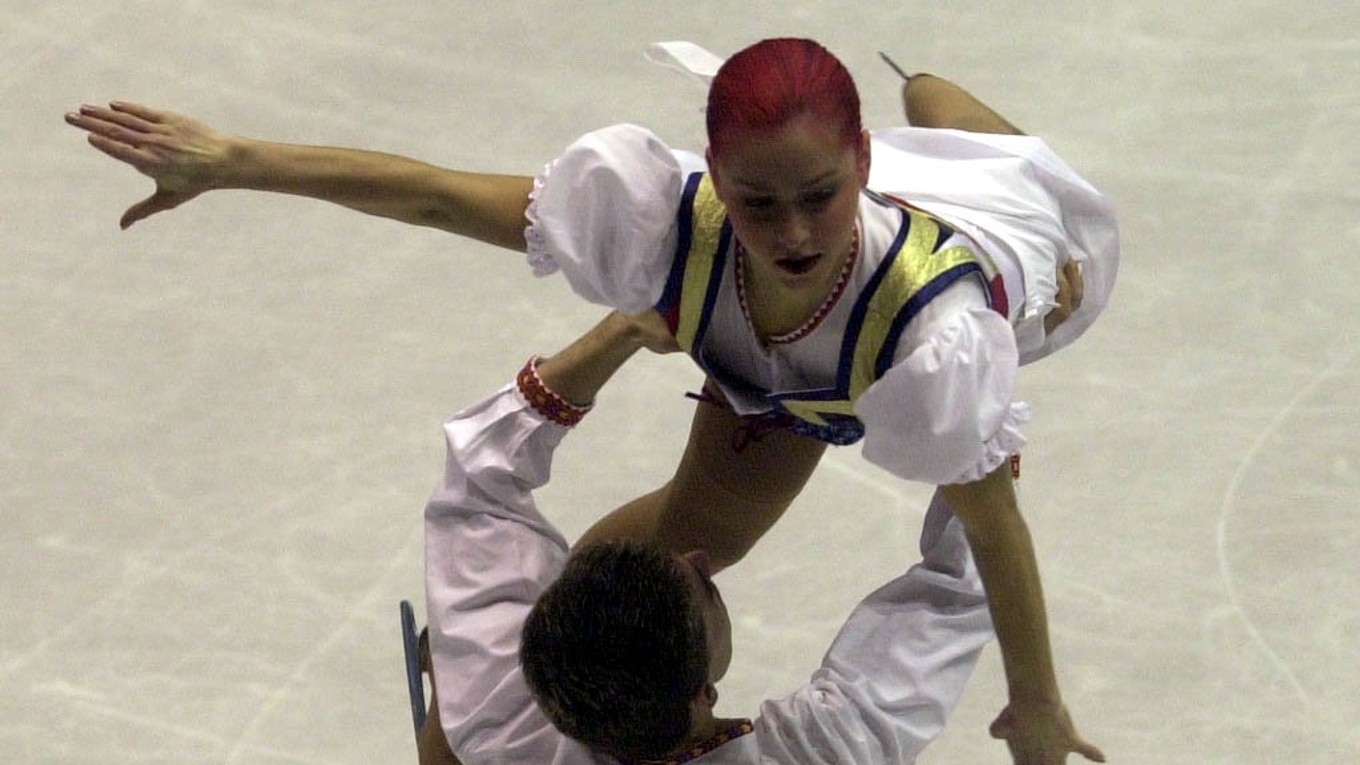 Oľga Beständigová a Jozef Beständig na ME 2001 v Bratislave.