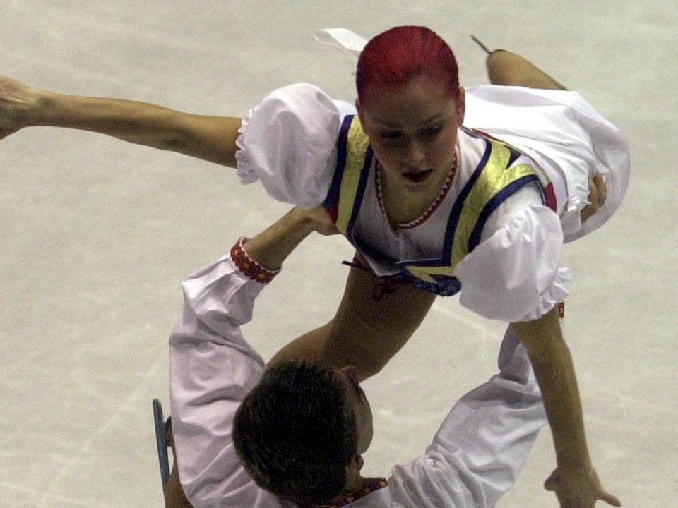 Oľga Beständigová a Jozef Beständig na ME 2001 v Bratislave.