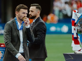 Tréner Gornika Michal Gašparík.