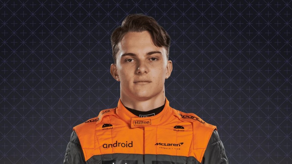 Oscar Piastr - jazdec tímu McLaren. 