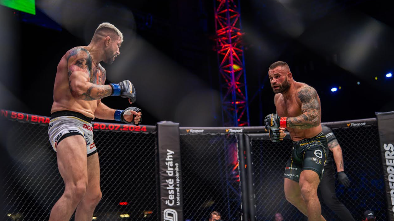 Végh s Vémolom v odvetnom zápase v roku 2024.