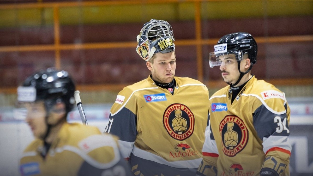 Hokejisti HC Topoľčany.