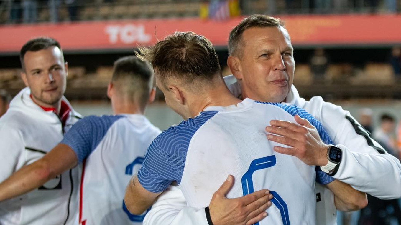 Tréner Jaroslav Kentoš po prípravnom zápase Španielsko U21 - Slovensko U21.