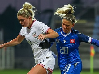 Momentka zo zápasu Slovensko U23 - USA U23.
