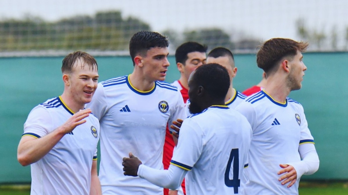 Futbalisti MFK Zemplín Michalovce počas prípravy.