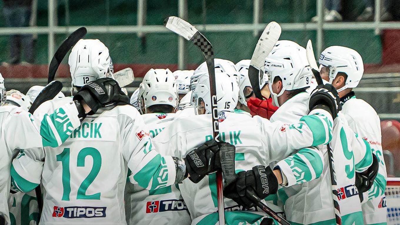 Hokejisti HK Skalica. 