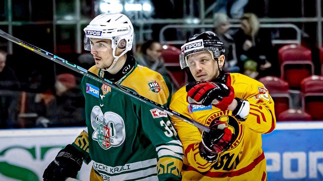 Momentka zo zápasu Skalica - Topoľčany.