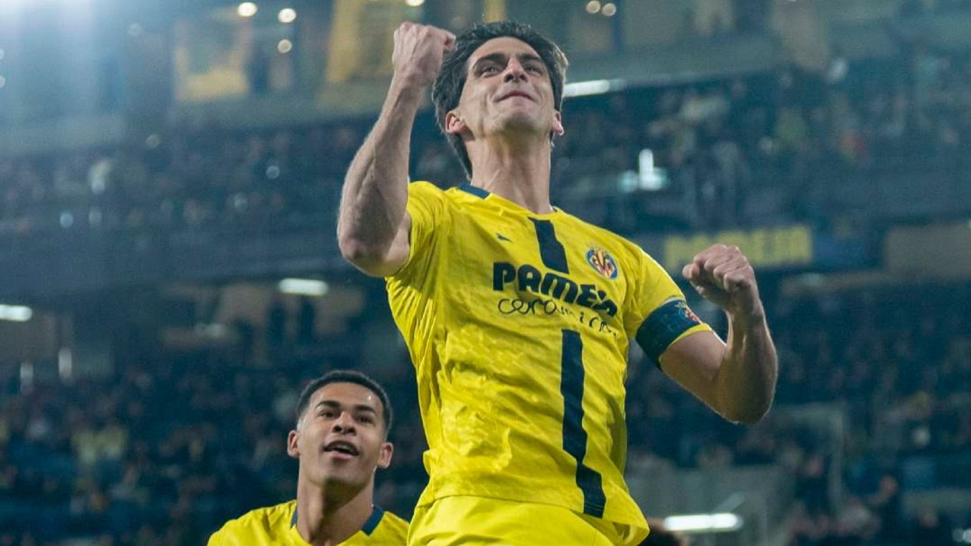 Hráči Villarrealu sa tešia.