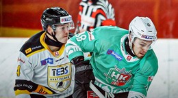 Momentka zo zápasu TEBS Bratislava - Skalica