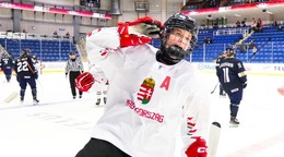 Hokejistka Maďarska.