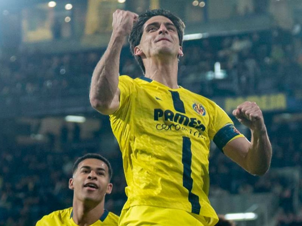 Hráči Villarrealu sa tešia.