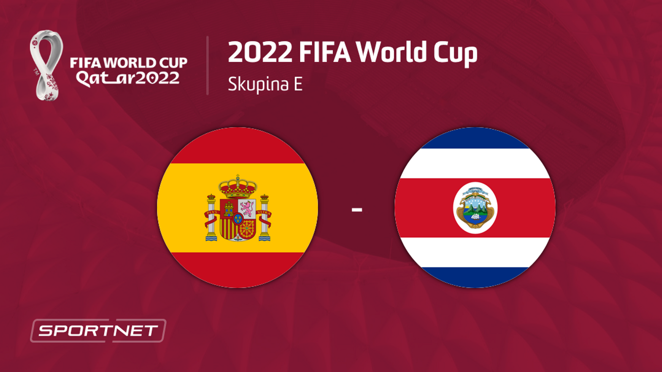 Španielsko vs. Kostarika: ONLINE prenos zo zápasu na MS vo futbale 2022 dnes.