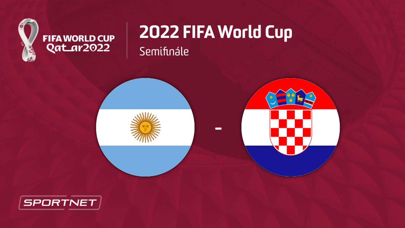 Argentína - Chorvátsko: ONLINE prenos zo semifinálového zápasu na MS vo futbale 2022 dnes.