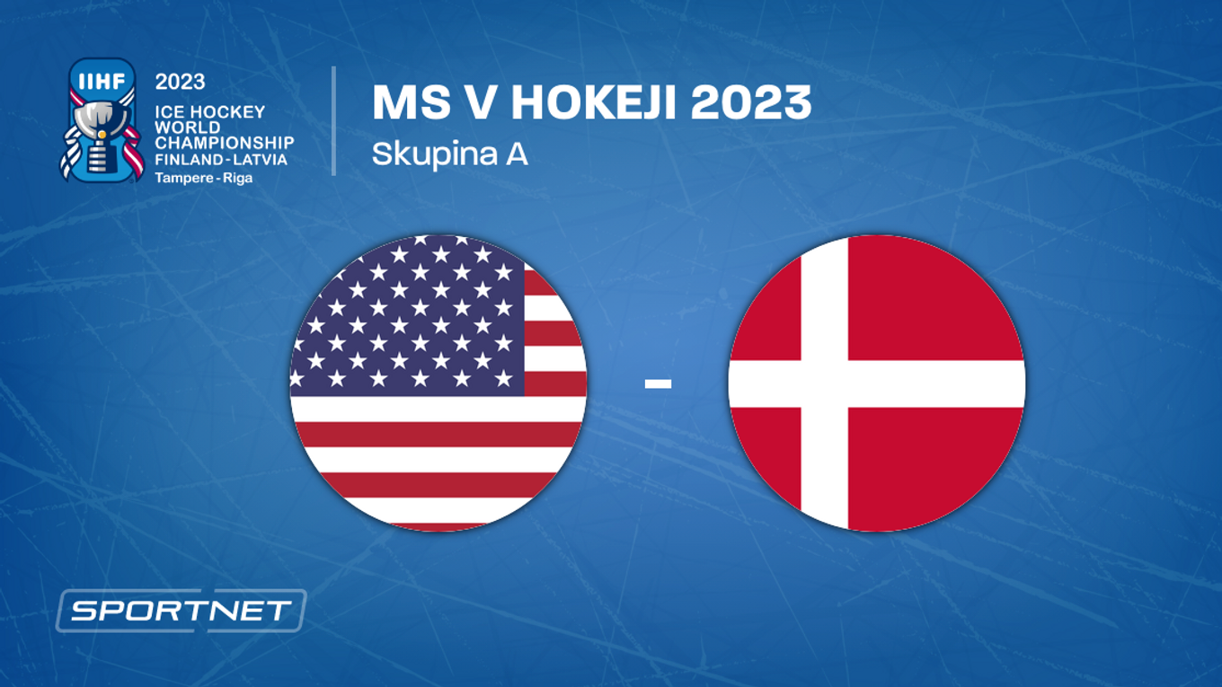 USA - Dánsko, ONLINE prenos zo zápasu na MS v hokeji 2023 LIVE