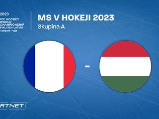 Francúzsko - Maďarsko, ONLINE prenos zo zápasu na MS v hokeji 2023 LIVE.