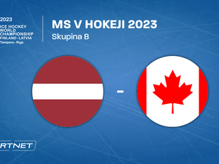 Lotyšsko - Kanada, ONLINE prenos zo zápasu na MS v hokeji 2023 LIVE.