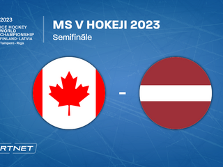 Kanada - Lotyšsko, ONLINE prenos zo semifinále na MS v hokeji 2023 LIVE. 
