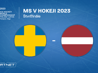 Švédsko - Lotyšsko, ONLINE prenos zo zápasu na MS v hokeji 2023 LIVE.