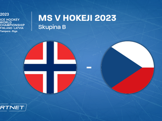 Nórsko - Česko, ONLINE prenos zo zápasu na MS v hokeji 2023 LIVE