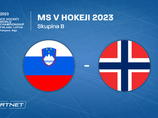 Slovinsko - Nórsko, ONLINE prenos zo zápasu na MS v hokeji 2023 LIVE.