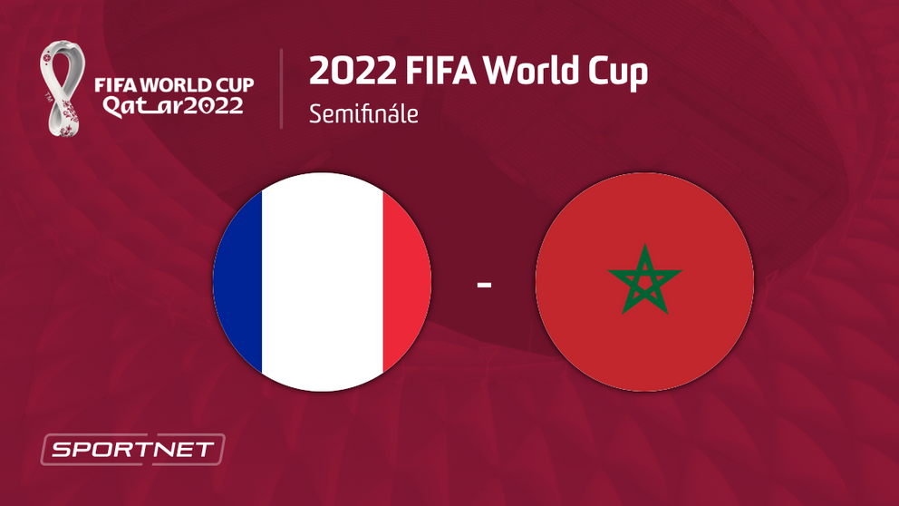 Francúzsko - Maroko: ONLINE prenos zo semifinálového zápasu na MS vo futbale 2022 dnes.