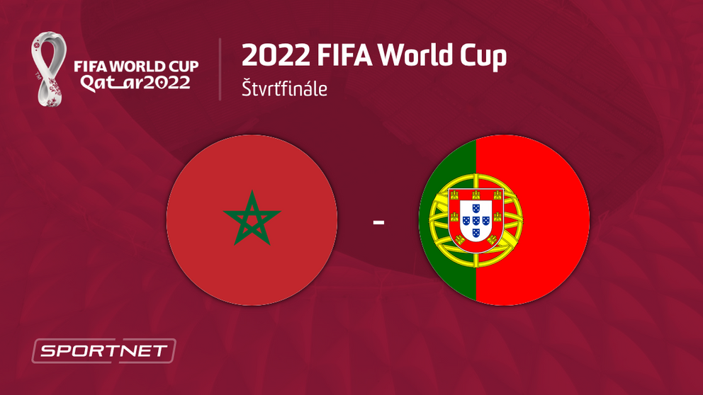 Maroko - Portugalsko: ONLINE prenos zo zápasu na MS vo futbale 2022 dnes.