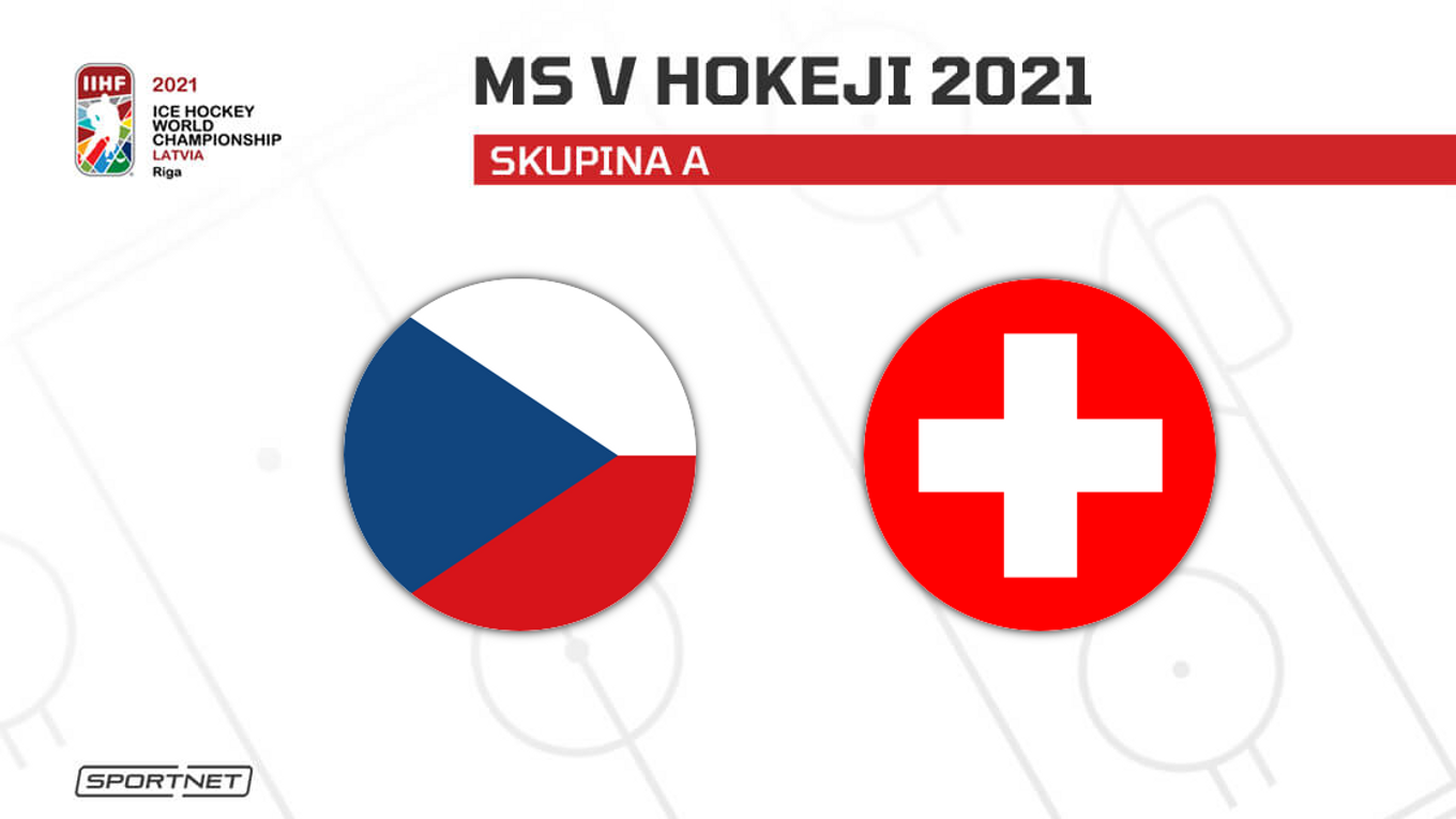 Česko vs. Švajčiarsko: ONLINE prenos z MS v hokeji 2021 dnes.