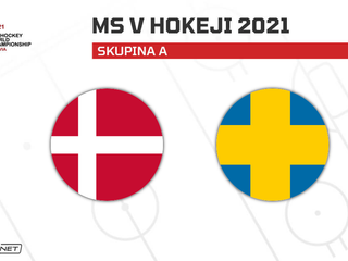 Dánsko vs. Švédsko: ONLINE prenos z MS v hokeji 2021 dnes.
