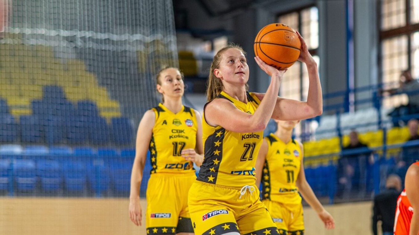 Basketbalistky CBK Košice.