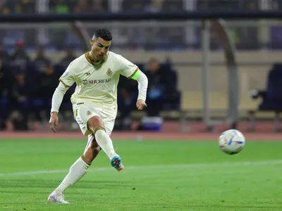 Cristiano Ronaldo v drese Al-Nassr FC.