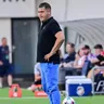Tréner Branislav Fodrek na lavičke Slovana Liberec.