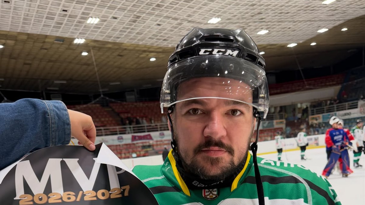 Emil Bagin v drese poľského tímu JKH GKS Jastrzebie. 