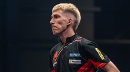 Slovenský šípkar Martin Homola počas Czech Darts Open 2026.