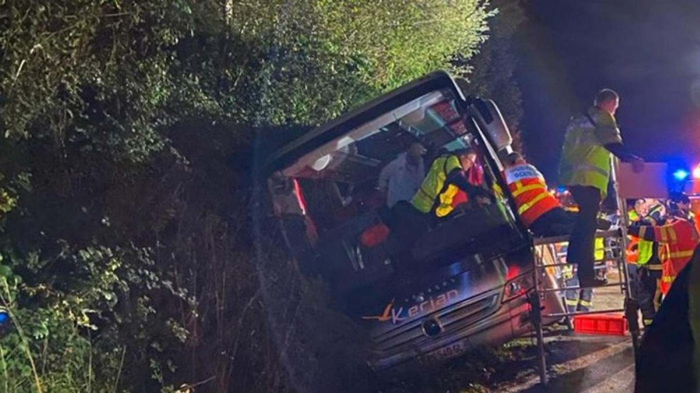 Autobus luxemburskej reprezentácie do 21 rokov mal nehodu