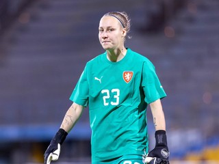 Vanesa Jílková v drese českej futbalovej reprezentácie.