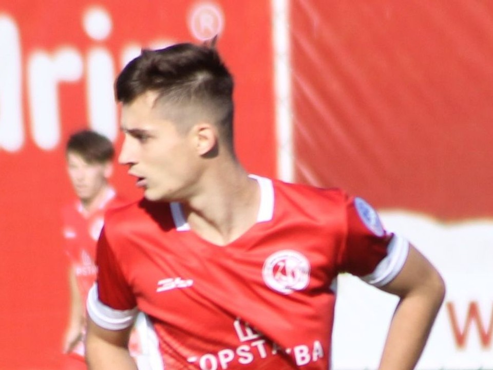 Nikolas Lukáč z OFK SIM Raslavice.