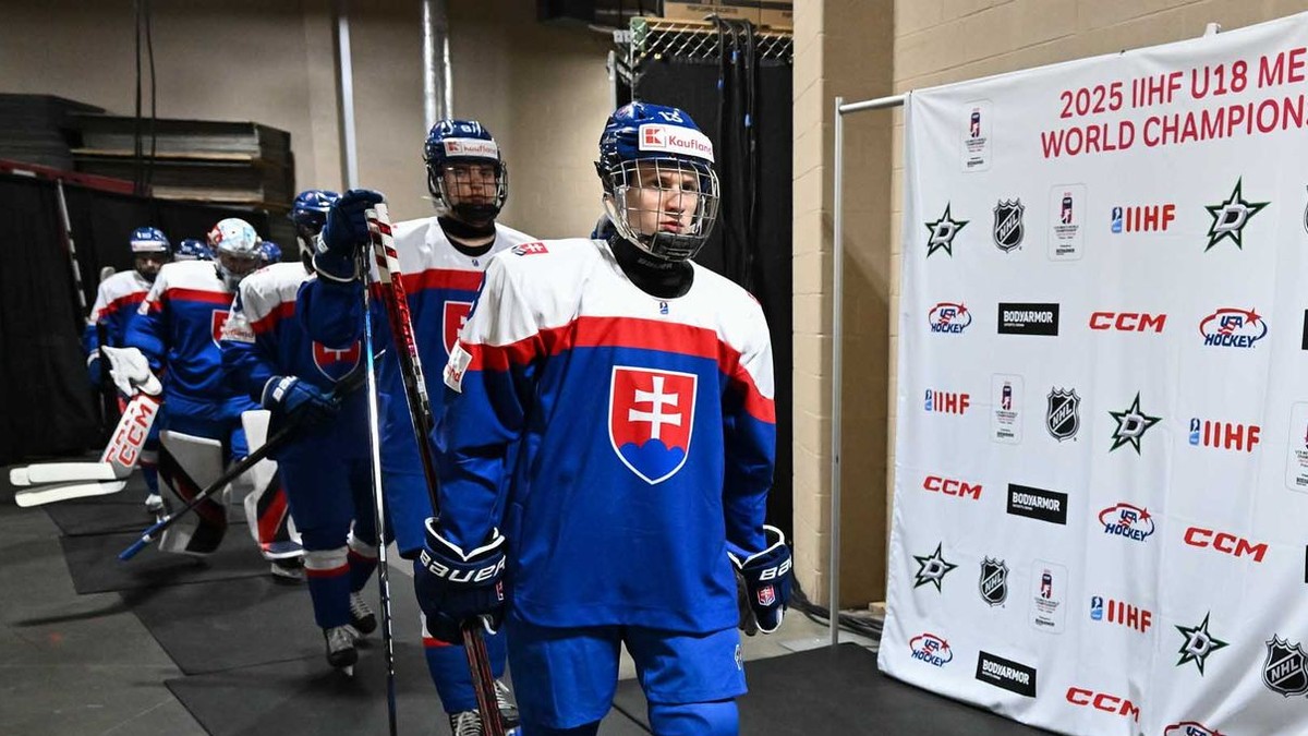 Slovenskí reprezentanti na MS v hokeji do 18 rokov 2025.