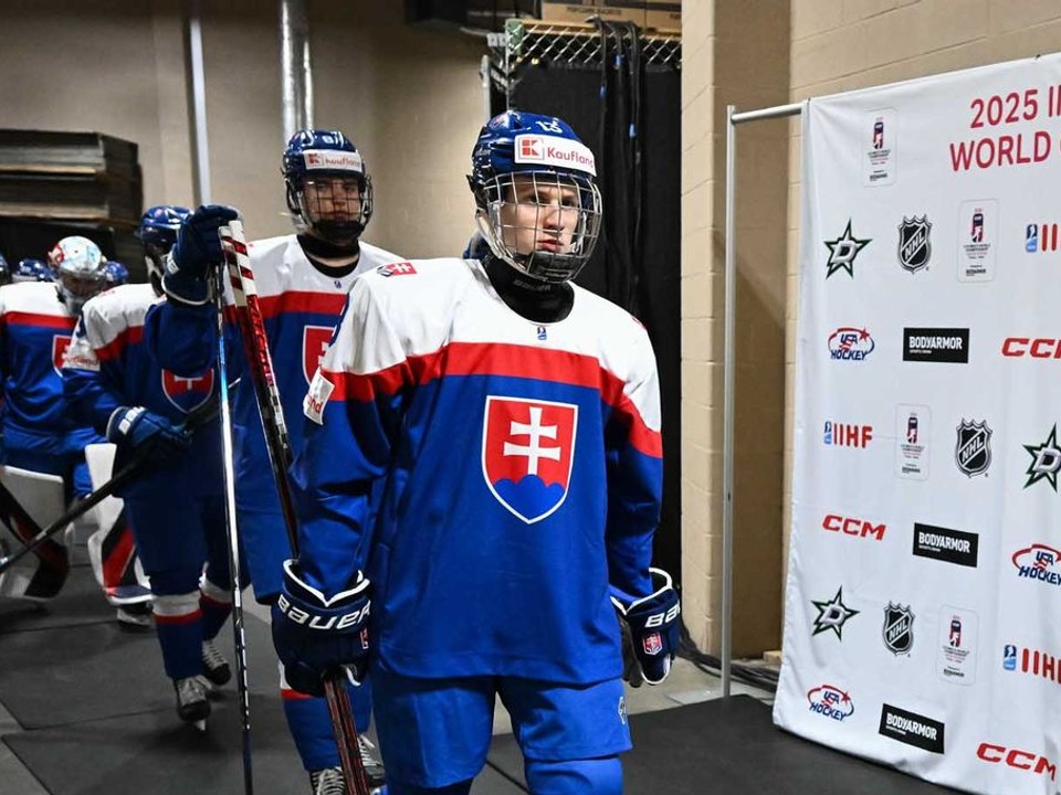 Slovenskí reprezentanti na MS v hokeji do 18 rokov 2025.