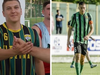 Boris Polevka v drese Tužiny a Prievidze.