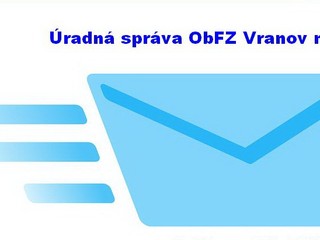 Úradná správa ObFZ Vranov nad Topľou č.26 zo dňa 24.5.2018