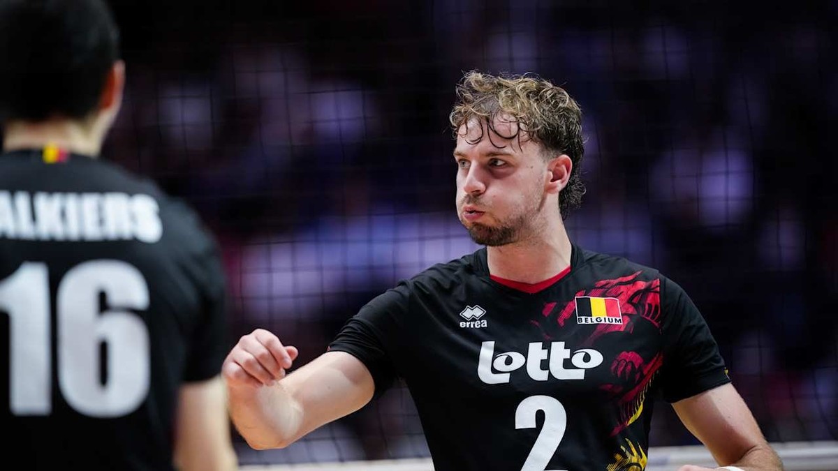 Volejbalisti Belgicka počas ME 2026.