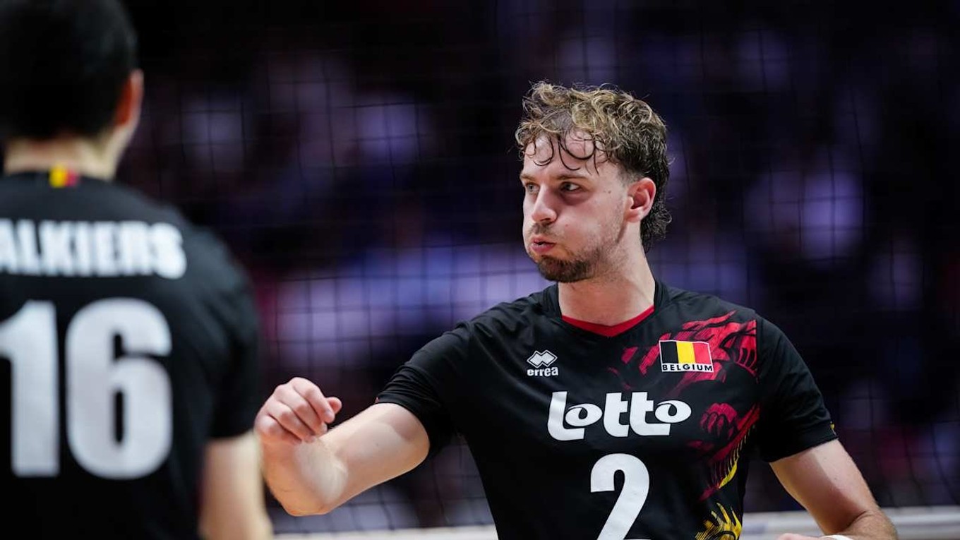Volejbalisti Belgicka počas ME 2026.