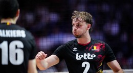 Volejbalisti Belgicka počas ME 2026.