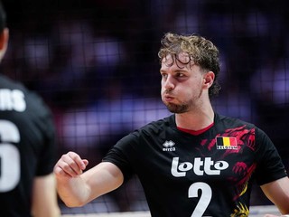 Volejbalisti Belgicka počas ME 2026.