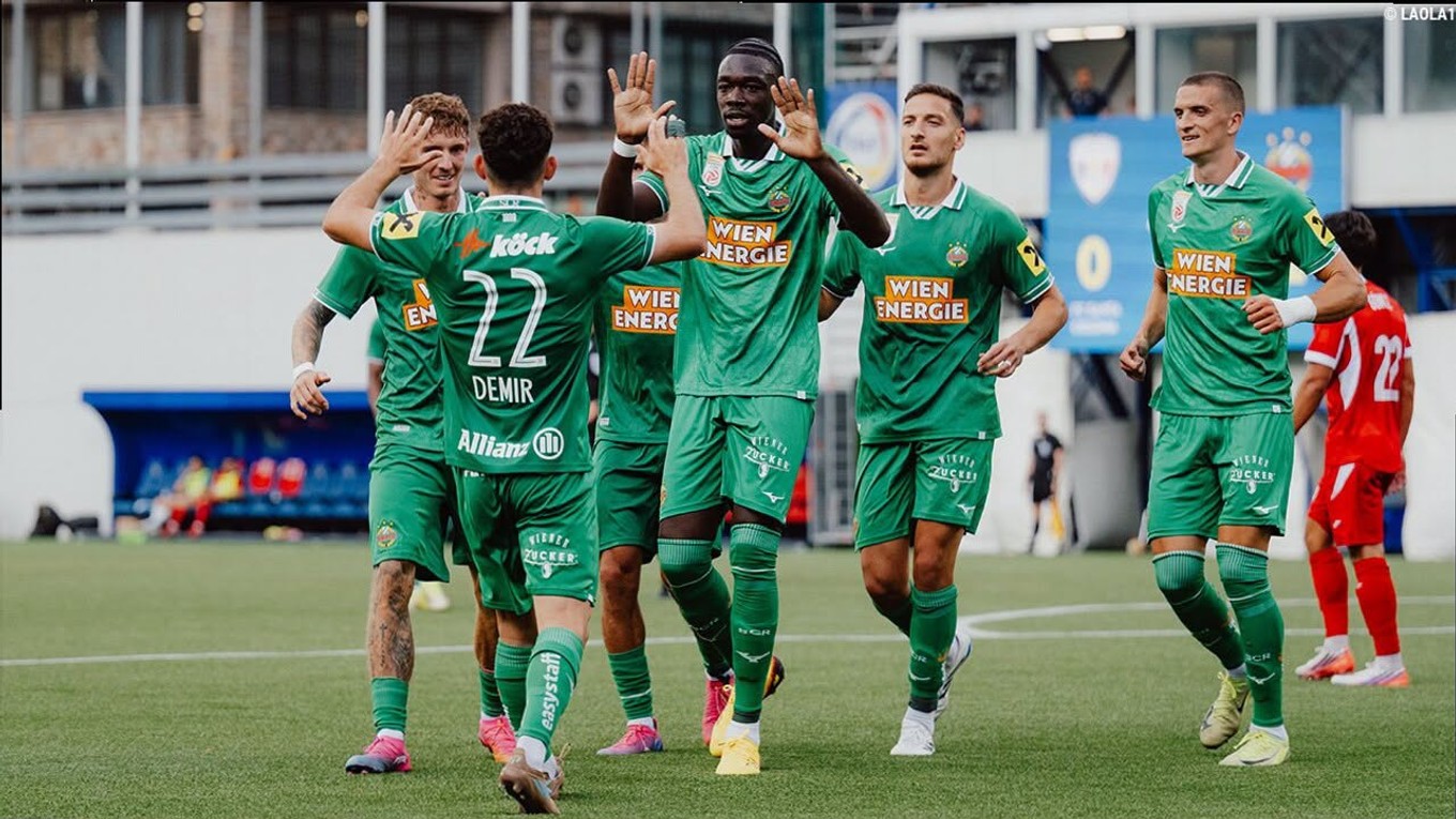 Futbalisti Rapidu Viedeň