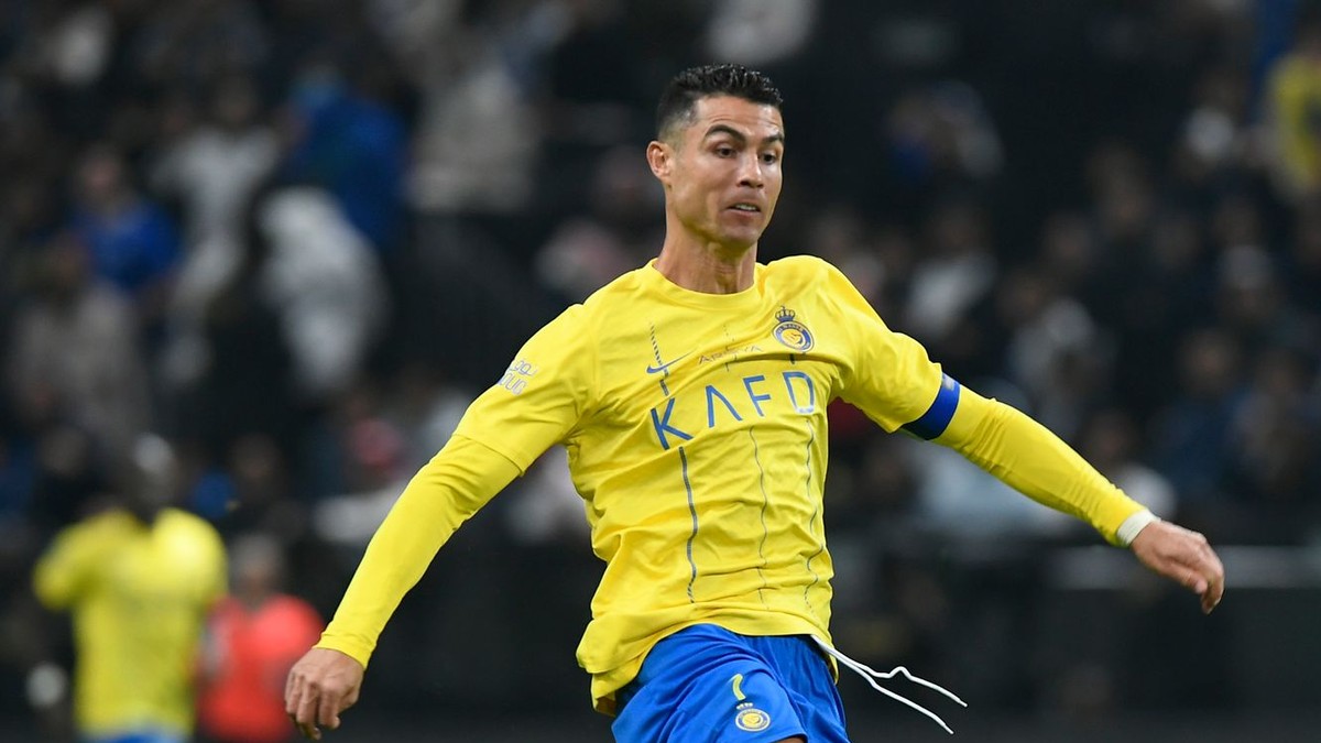 Cristiano Ronaldo v drese Al-Nassr FC.