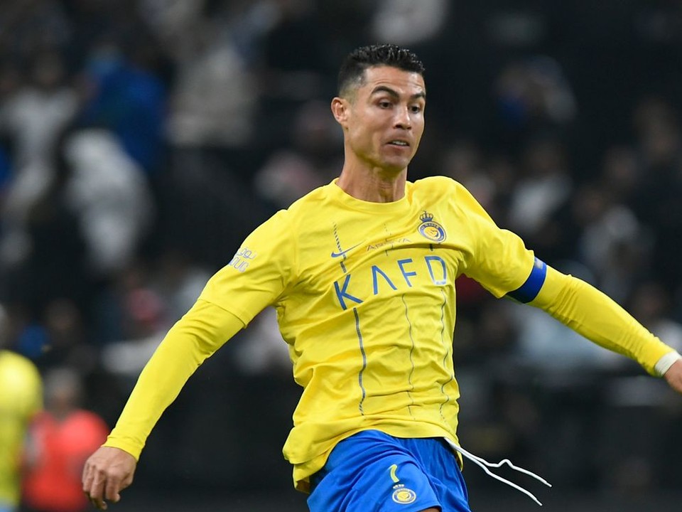 Cristiano Ronaldo v drese Al-Nassr FC.