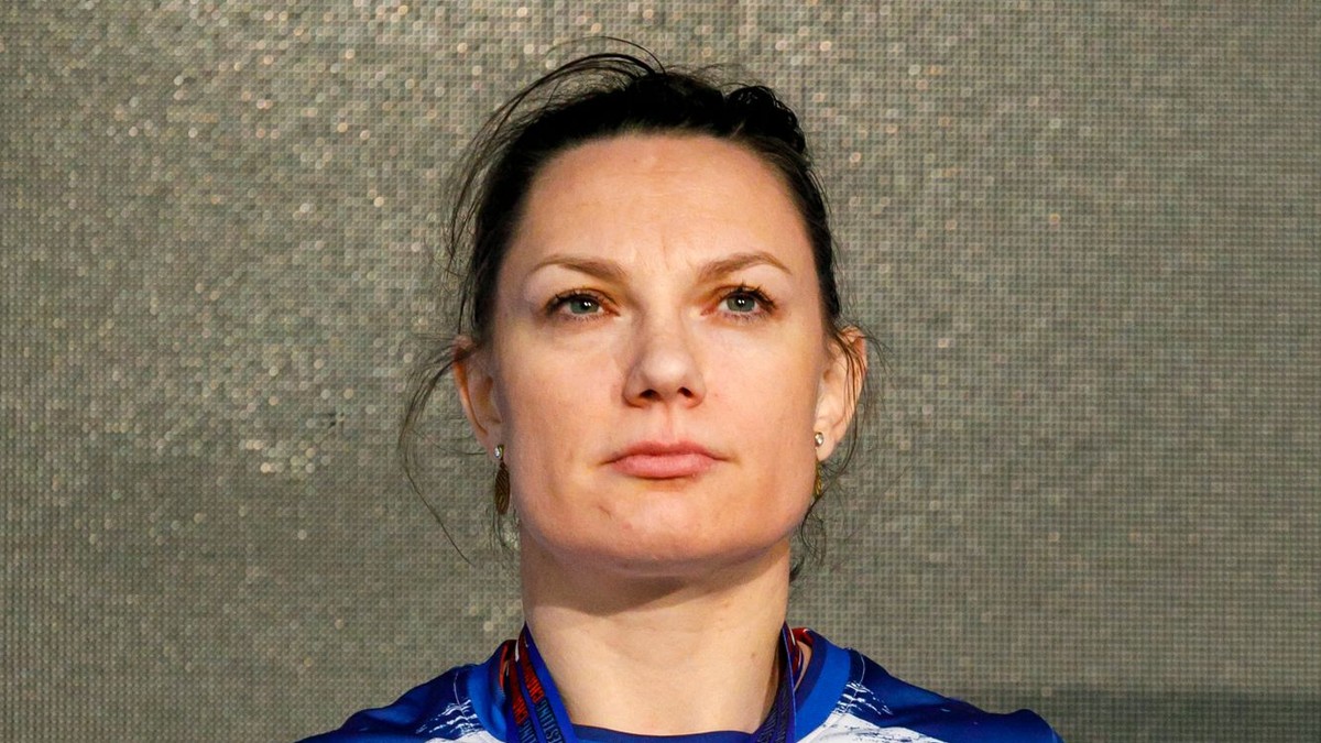 Lucia Debnárová počas ME v pretláčaní rukou na Slovensku.