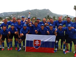 Slovenskí footgolfisti. 